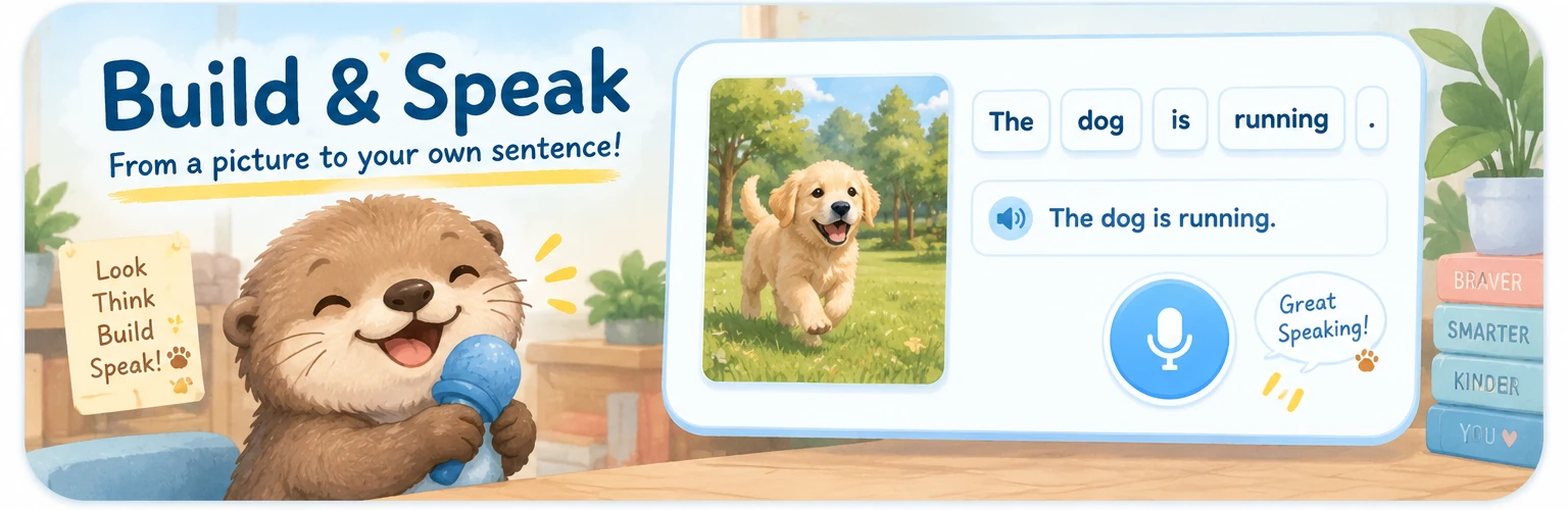 Build and Speak 看圖組句任務