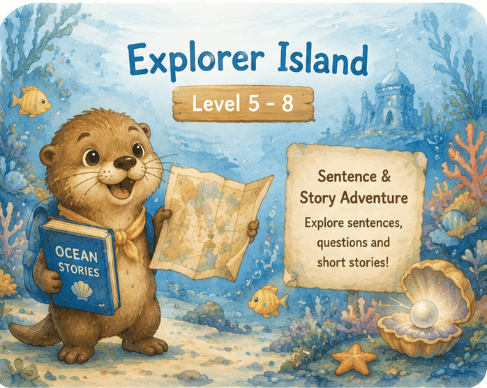 Explorer Island watercolor art